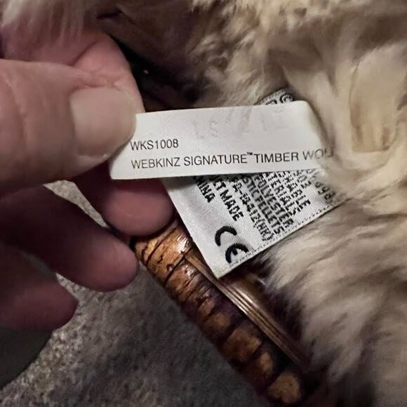 RARE "Collectible" Webkinz Ganz (R) Signature series Timber Wolf / Serial LS181I - Picture 6 of 8